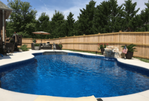 Inground vinyl liner pool